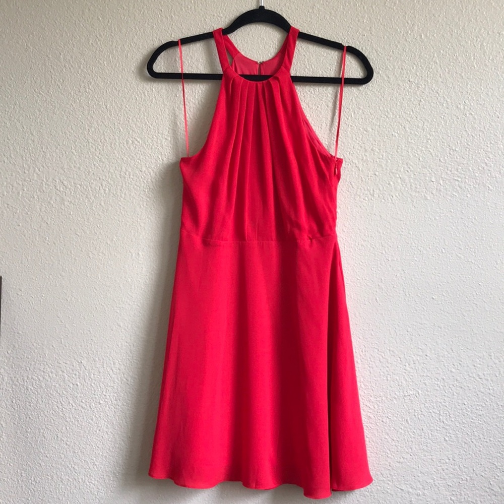 Express Halter Flowy Dress